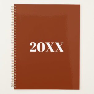 Agenda Costume de tipografia moderna minimalista do terra