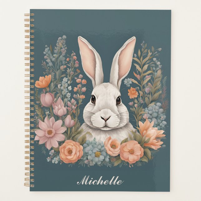 Agenda Cottagecore Coelho Fofo (Frente)