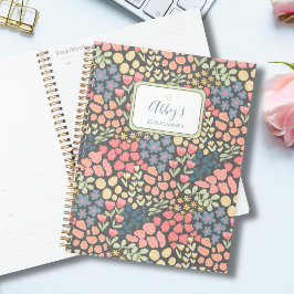 Agenda Cottagecore Floral Personalized Planner