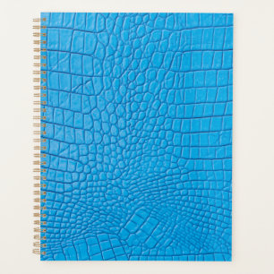 Agenda Couro azul-céu