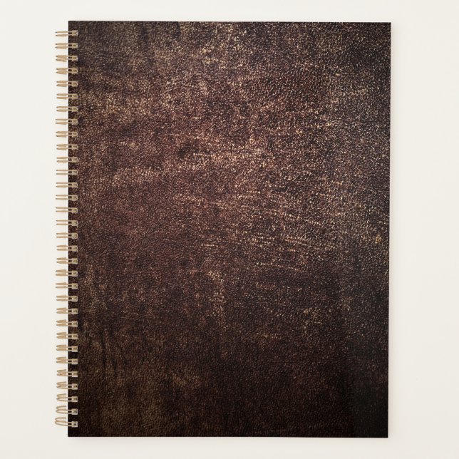 Agenda Couro castanho-vivo (Frente)