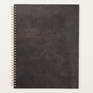 Agenda Couro cinza