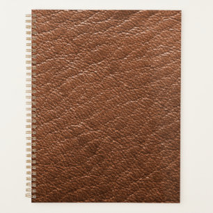 Agenda couro marrom