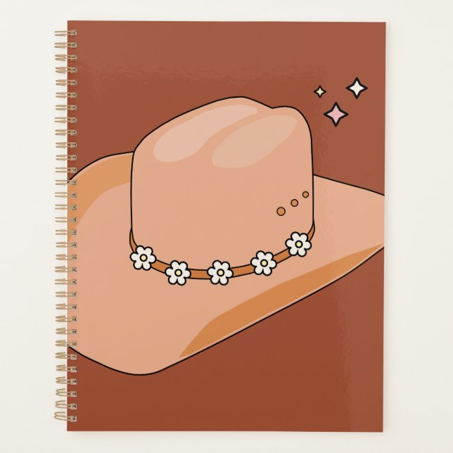 Agenda Cowboy Hat Rust Terracota (Frente)
