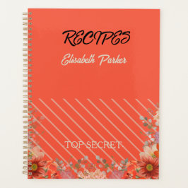 Agenda Cozinha floral rústica elegante