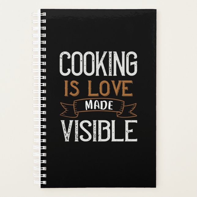 Agenda Cozinhar É Amor Tornado Visível (Frente)