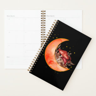 Agenda Crescent Moon Mushroom Cottagecore Fungi Mycologia