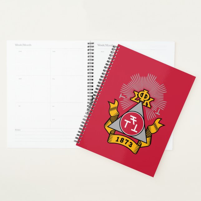 Agenda Crest da Phi Sigma Kappa (Exibição)