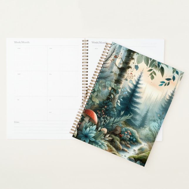 Agenda Creta Florestal de Cogumelo (Exibição)
