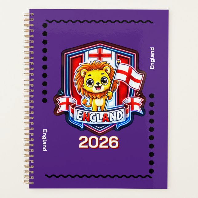 Agenda Crianças da Inglaterra (Frente)