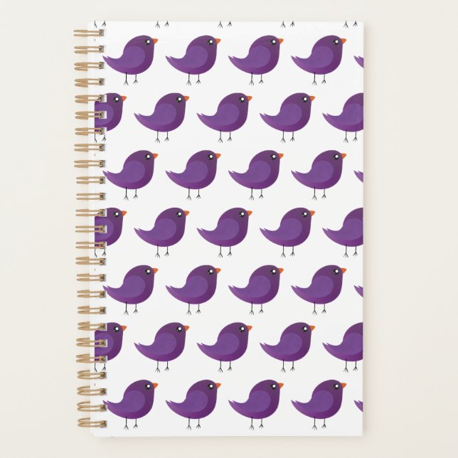 Agenda Crianças, passarinho fofo (Frente)