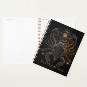Agenda Crie a sua própria astrologia mística Scorpio Zodi
