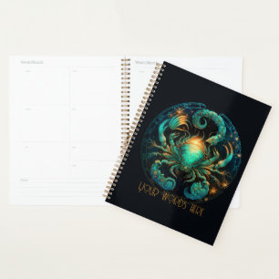 Agenda Crie o seu Cancer Celestial Zodiac