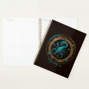 Agenda Crie O Seu Escorpião Celestial Zodiac