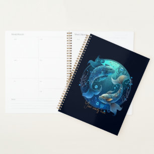 Agenda Crie Os Seus Próprios Peixes Celestiais Zodiac