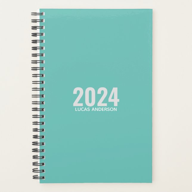 Agenda crie seu pessoal 2024 semanalmente (Frente)