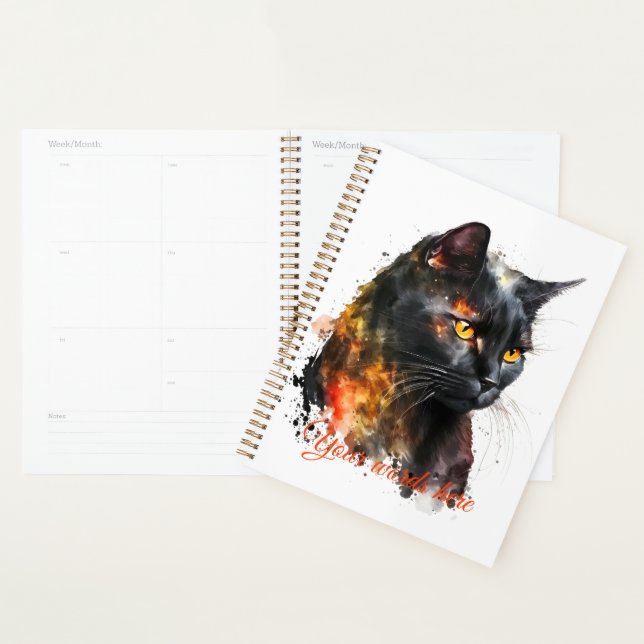 Agenda Crie Seu Próprio Gato Preto (Exibição)