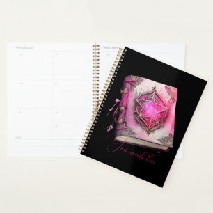 Agenda Crie seu próprio Pentágono rosa Grimoire