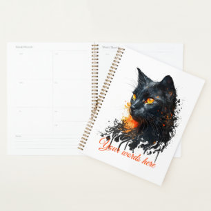Agenda Crie Seu Próprio Pó Preto de Gato