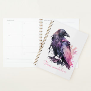 Agenda Crie seu próprio Raven Preto Místico