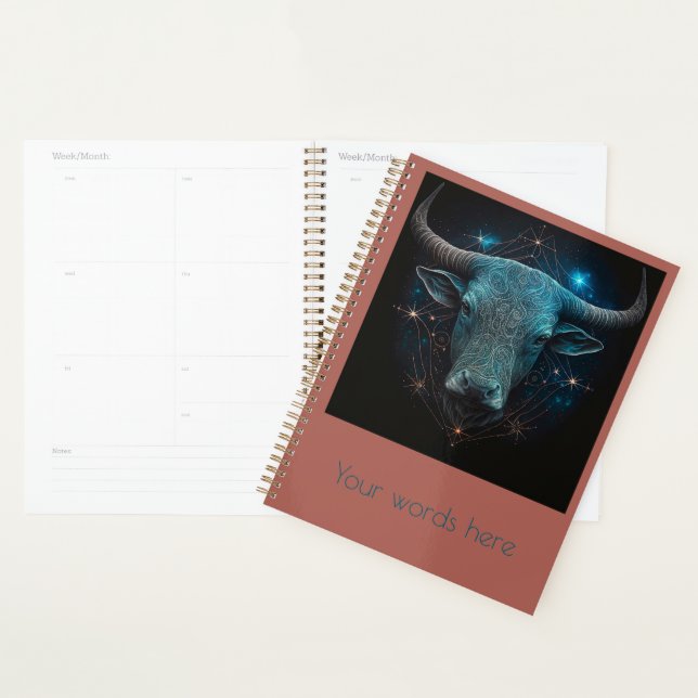 Agenda Crie sua própria astrologia mística Taurus Zodiac (Exibição)