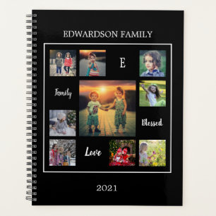 Agenda Crie sua própria colagem de fotos da família exc