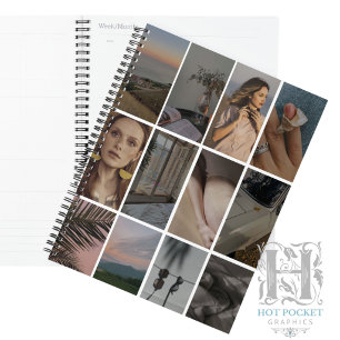Agenda Crie sua própria colagem personalizada de 12 fotos