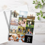 Agenda Crie sua própria coleção de fotos personalizada 12<br><div class="desc">Crie seu próprio notebook personalizado do planejador de colagem de fotos com 12 de suas fotos favoritas.</div>