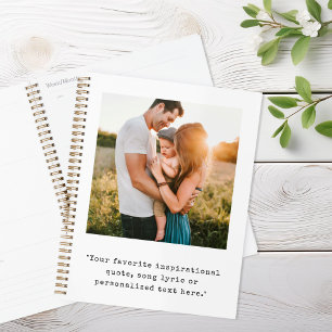 Agenda Crie sua própria foto personalizada e citação