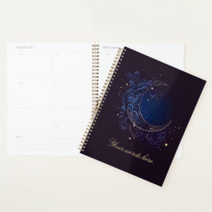 Agenda Crie sua própria lua azul mágica