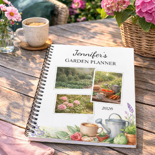 Agenda Crie suas próprias fotos de jardim pessoal jardim