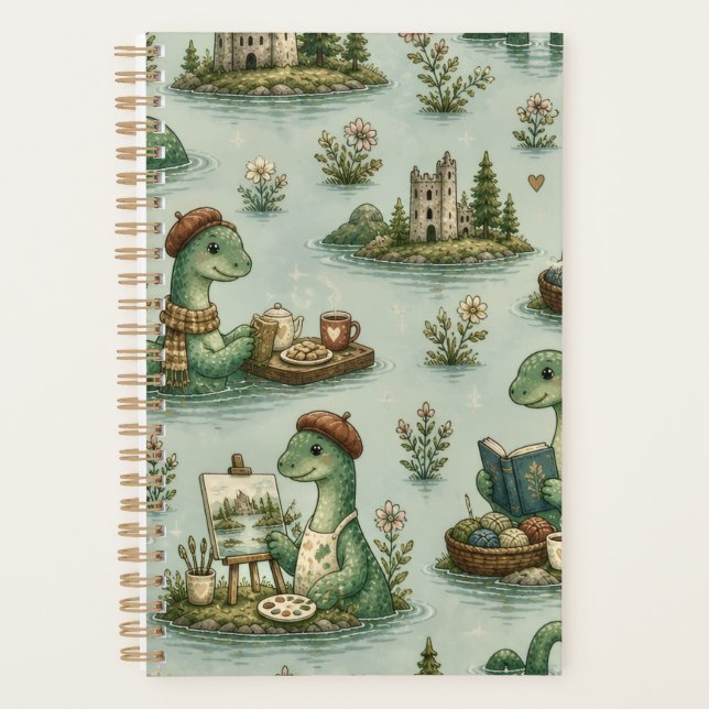 Agenda Críptidos Aconchegantes Nessie Monstro do Lago Nes (Frente)