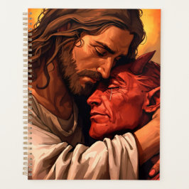 Agenda Cristo Comforjando Lúcifer Planner