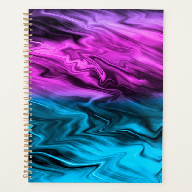 Agenda Crítico em vanguarda e azul (Frente)