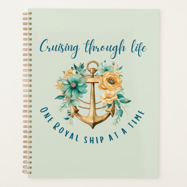 Agenda Cruzamento Royal Floral (Frente)