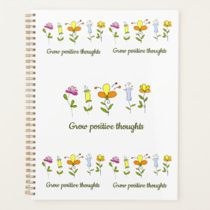 Agenda Cultivar flores de pensamentos positivos