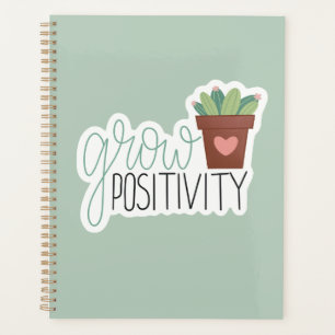 Agenda Cultive a Positividade - Design de Caligrafia Insp