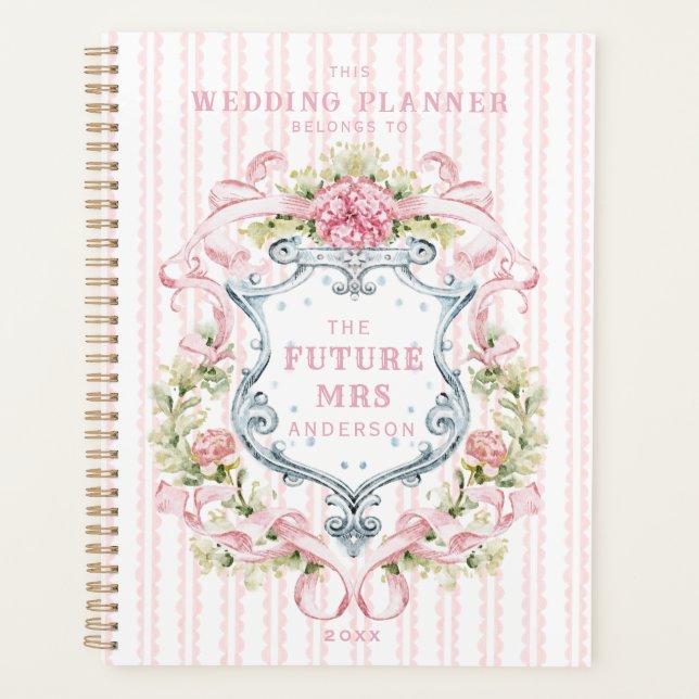 Agenda Cume Floral Elegante | Casamento (Frente)