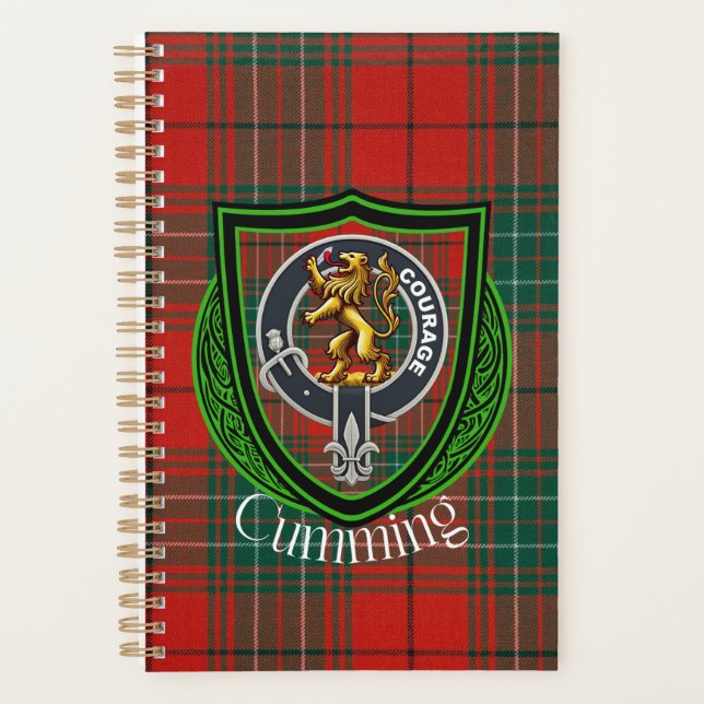 Agenda Cumming Scottish Clan Tartan & Crest (Frente)