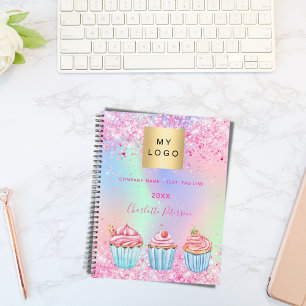 Agenda Cupcakes de pastelaria de padaria 2026