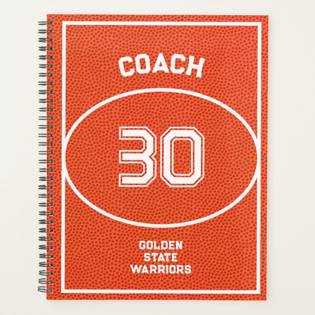 Agenda Custom Basketball Textured Orange (Frente)