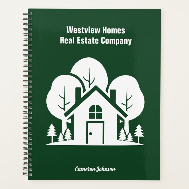 Agenda Custom Green Forest House Real Estate Company (Frente)