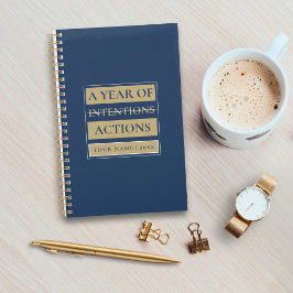 Agenda Custom Minimal Planner with Name, Year & Title