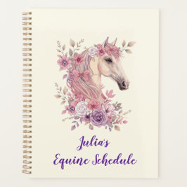 Agenda Customizable Pretty Ponies and Petals