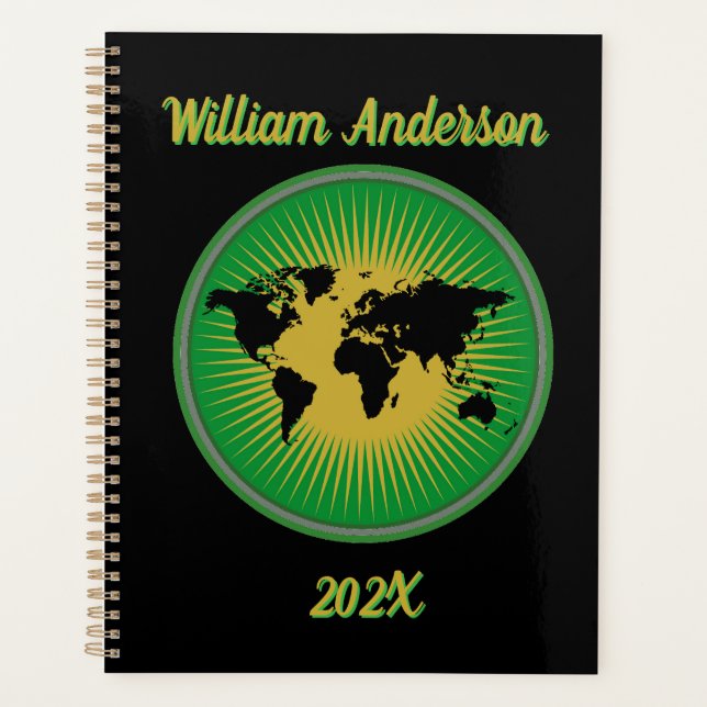 Agenda Customized World (Frente)