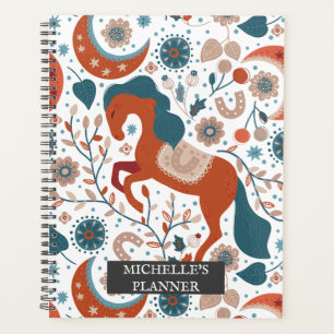 Agenda Cuta de Cavalo Escandinavo Personalizada