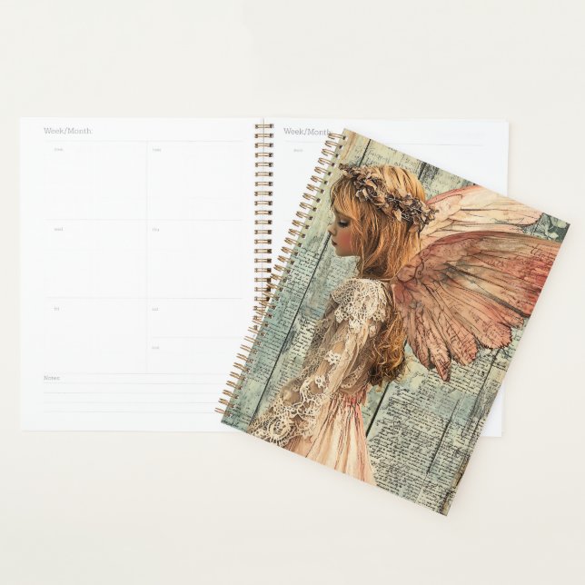 Agenda Cute Angel Planner (Exibição)