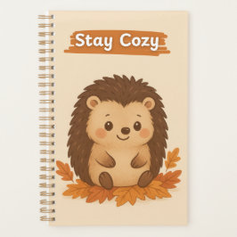 Agenda Cute Autumn Hedgehog