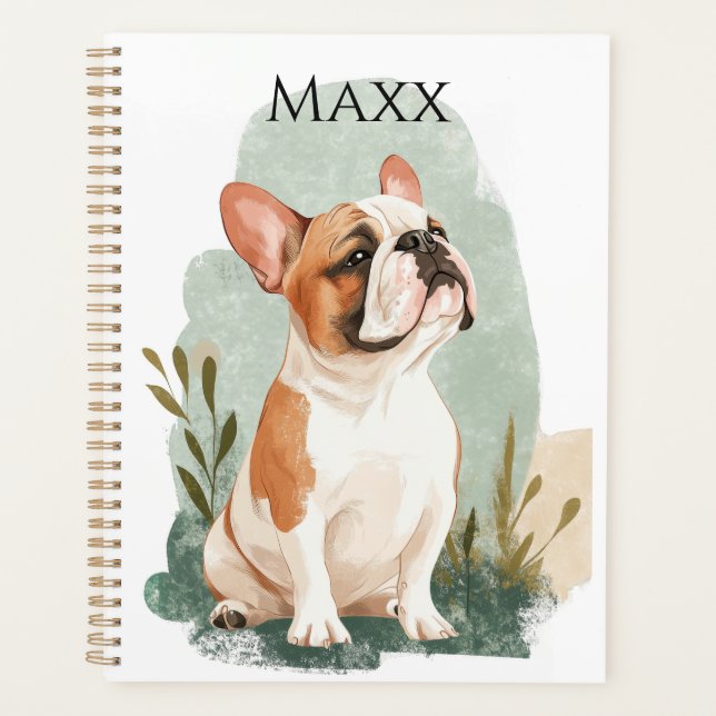 Agenda Cute Bulldog 2026 Planner Book | Lovely Bulldog (Frente)
