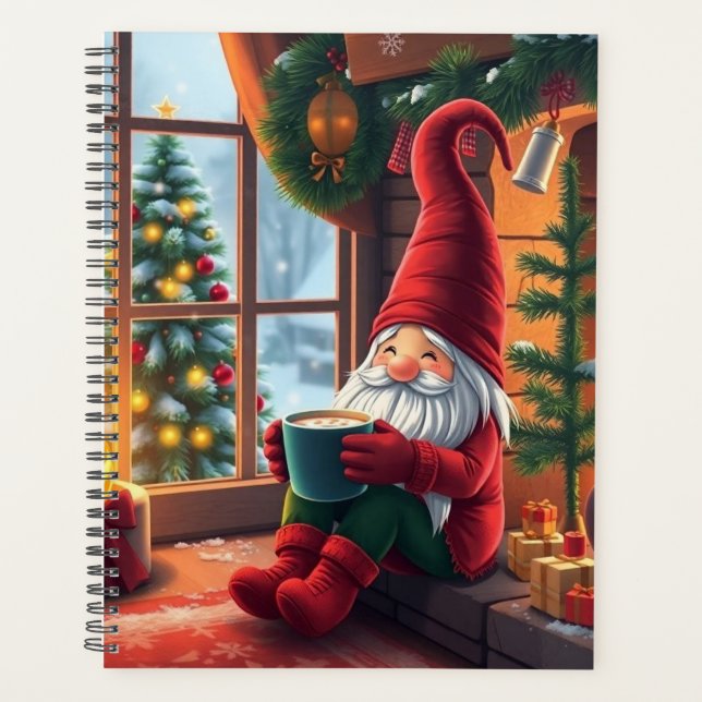 Agenda Cute Christmas gnome (Frente)